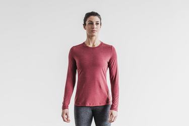 Nobull Women's Long Sleeves Red | Australia (AJ2865)